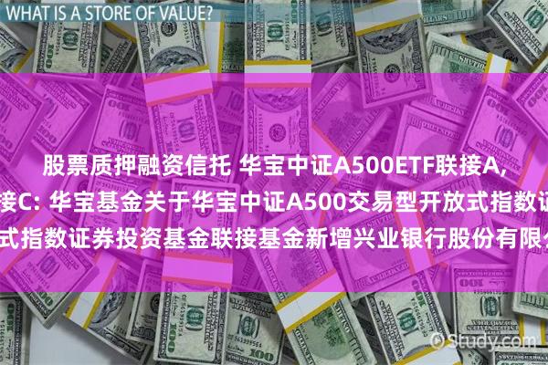 股票质押融资信托 华宝中证A500ETF联接A,华宝中证A500ETF联接C: 华宝基金关于华宝中证A500交易型开放式指数证券投资基金联接基金新增兴业银行股份有限公司为代销机构的公告